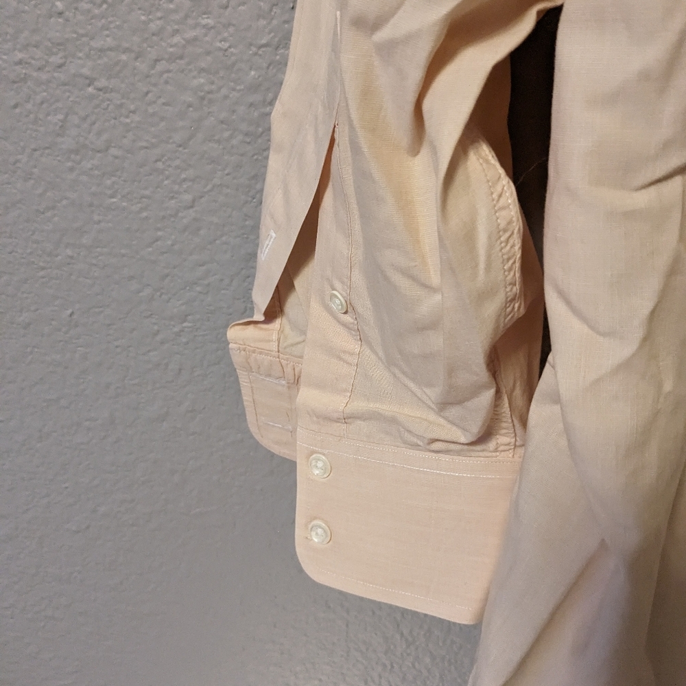 VTG Burberry of London Men's Shirt Long Sleeves Button Down Dress Shirt 16.5 33 - Picture 3 of 7